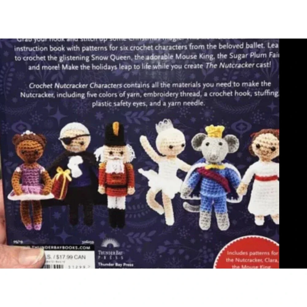 CROCHET NUTCRACKER CHARACTERS CROCHET KIT CHRISTMAS BRAND NEW SEALED